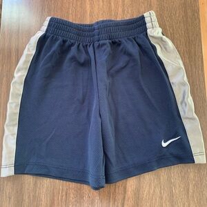 Nike Blue and Light Gray Sports Shorts